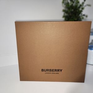 Empty Burberry Boot Gift Box with Tissue paper